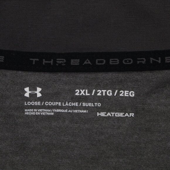 Under Armour Threadborne Sweatshirt Adult 2XL XXL Gray UA 1/4 Zip L/S Sweater - Picture 8 of 12